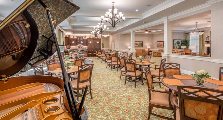 Interior dining room with elegant decor and seating