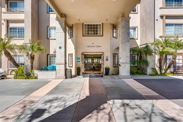 Exterior view of the Gardens at Escondido entrance