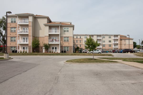 Exterior view of Golden Manor Senior Apartments