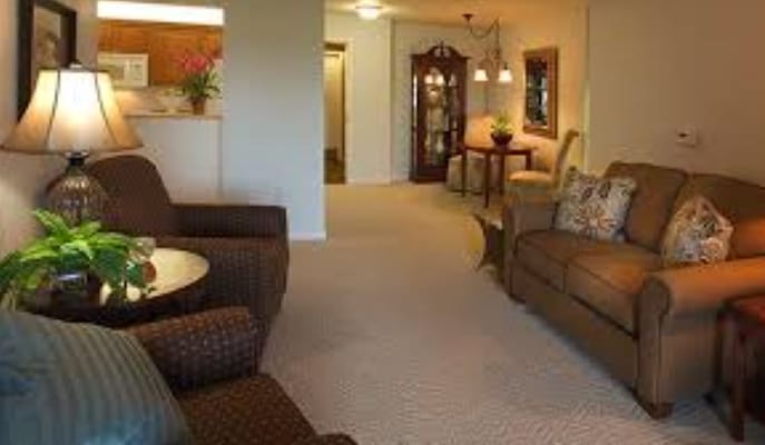 Cozy living room area with comfortable seating