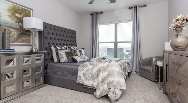 Cozy resident room with a well-decorated interior