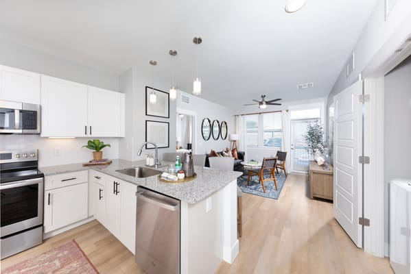 Bright interior of a modern living space