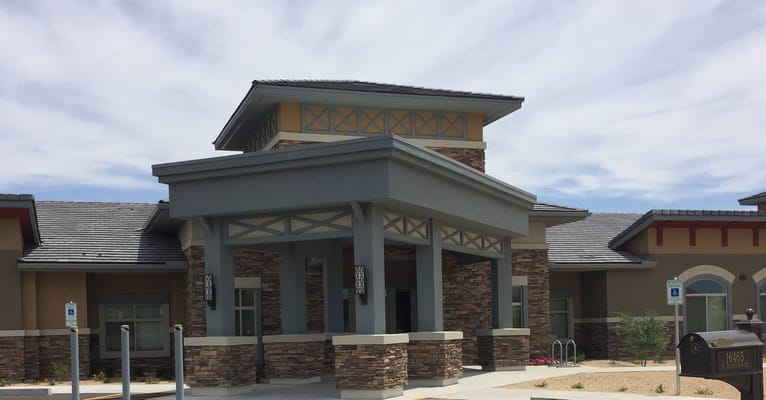 Exterior view of Mosaic Gardens Memory Care facility