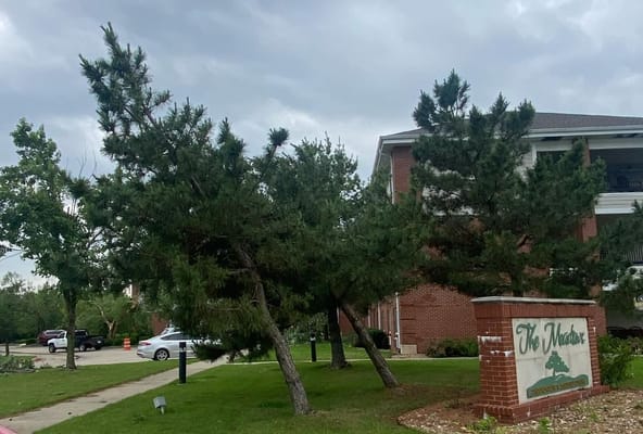 Exterior view of The Meadows assisted living community