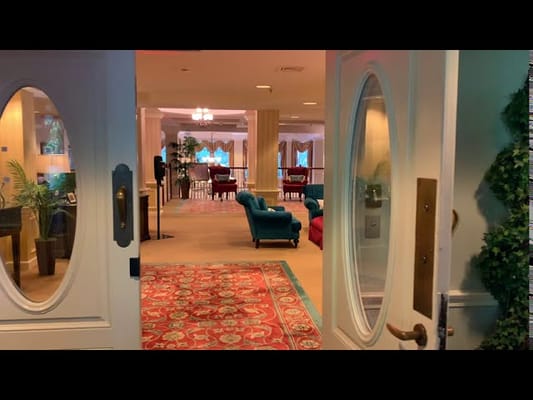 Interior view of a common area in the facility