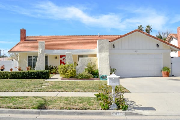 Exterior view of a single-family home