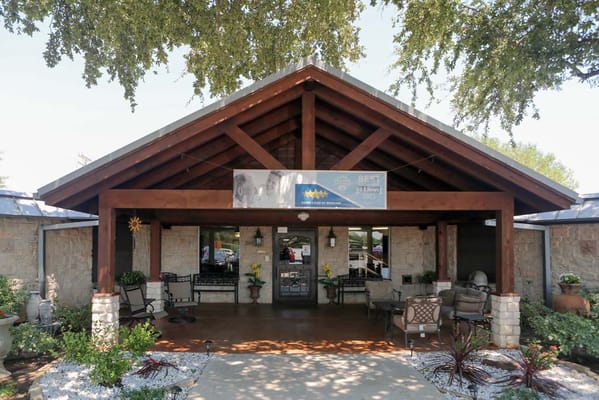 Entrance of Lake Village Nursing & Rehabilitation Center