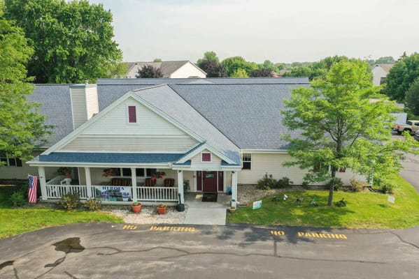Exterior view of Maple Meadows Assisted Living building