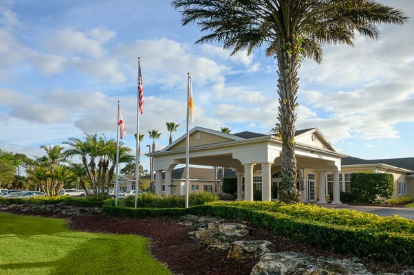 Front entrance of Life Care Center of Palm Bay