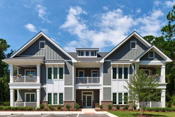 Exterior view of Porters Neck Village facility