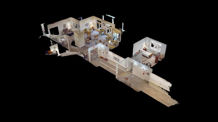 3D rendering of a resident's living space