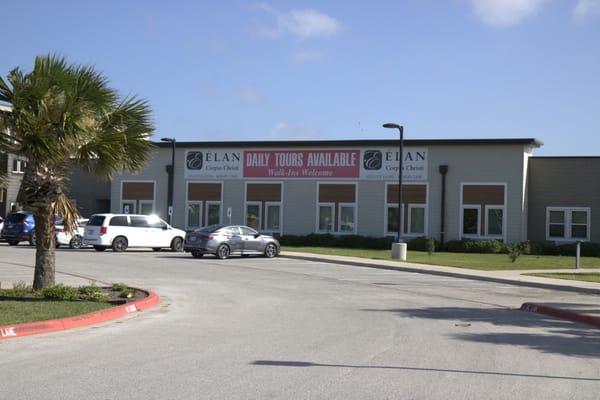 Exterior view of Elan Corpus Christi facility
