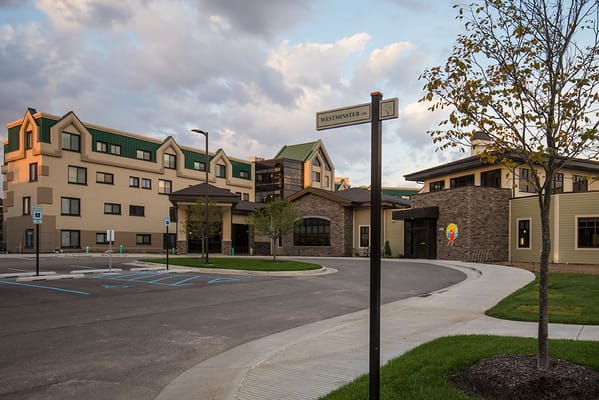 Exterior view of Westminster Village West Lafayette