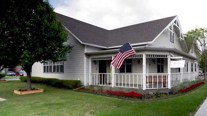 Exterior view of AvilaCare Memory Care building