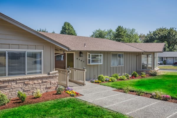Exterior view of a well-maintained facility