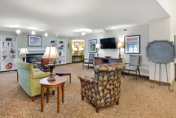 Interior common area with seating and decor