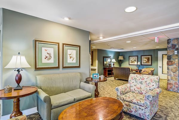 Cozy common area with comfortable seating