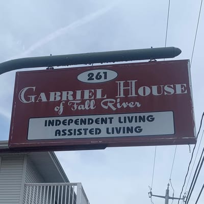 Sign for Gabriel House of Fall River