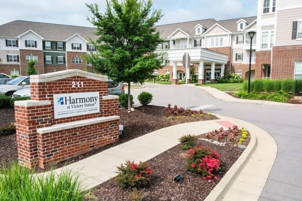 Exterior view of Harmony at Victory Station entrance