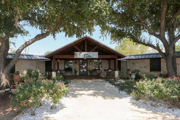 Front entrance of a nursing and rehabilitation center