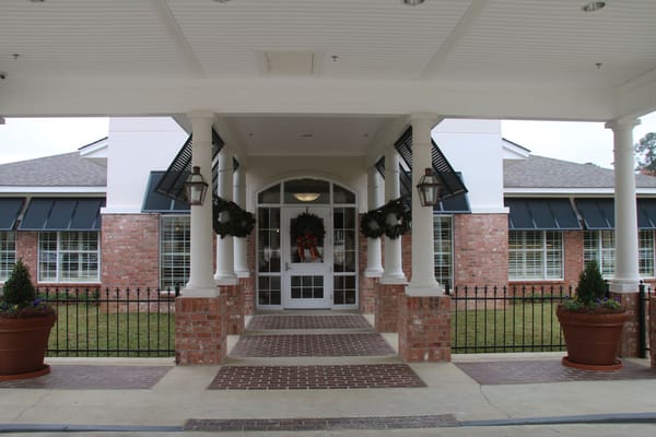 Front entrance of Landmark Nursing & Rehabilitation Center