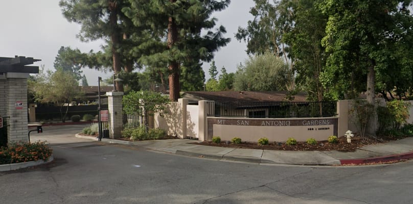 Entrance gate of Taylor Villa at Mt. San Antonio Gardens