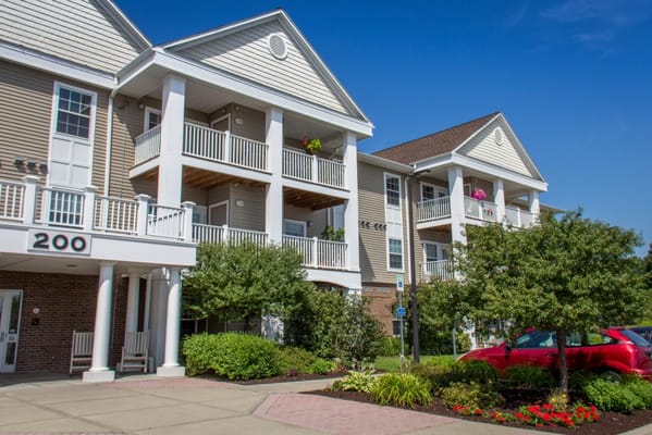 Exterior view of Conifer Village at Ithaca