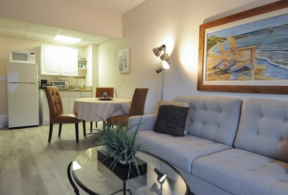 Bright and inviting interior of a resident room