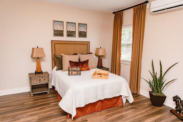 Cozy private resident room with decor