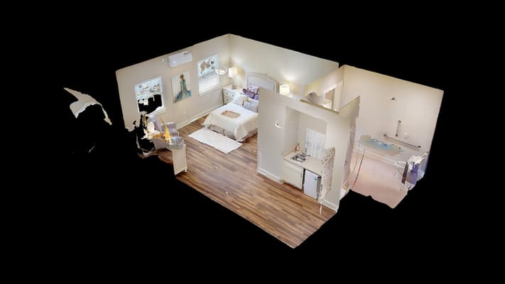 A beautifully furnished resident room