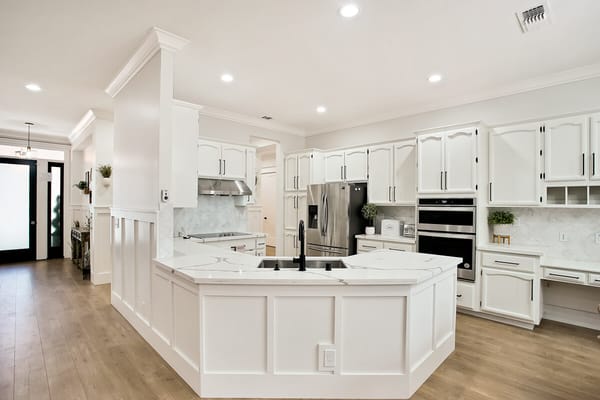 Modern kitchen in a senior care facility