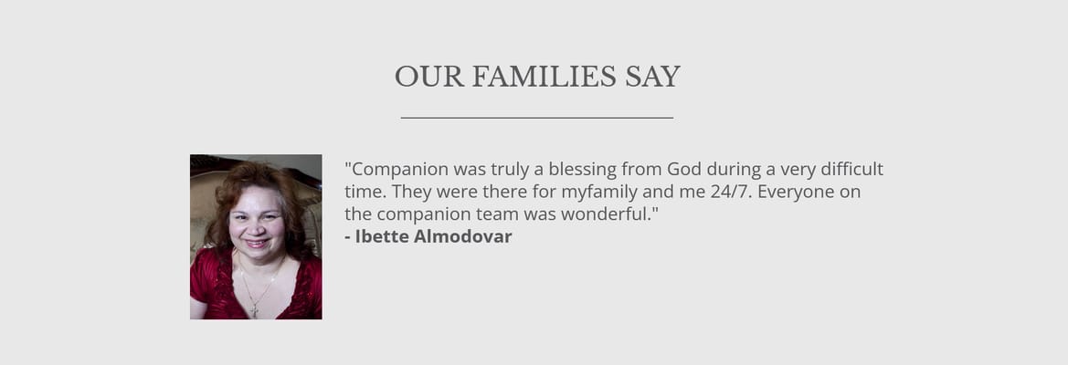 Companion Hospice, Home Health, and Palliative Care