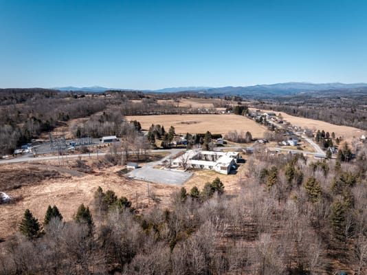 Aerial view of Barre Gardens and surrounding area