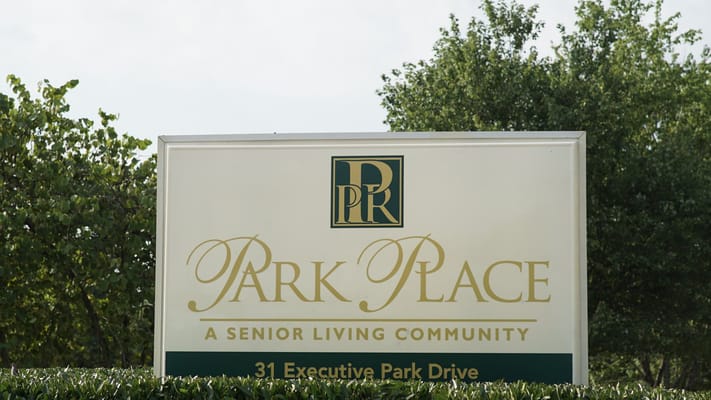 Facility logo with name and tagline