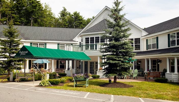 Front view of Scarborough Terrace Memory Care facility.