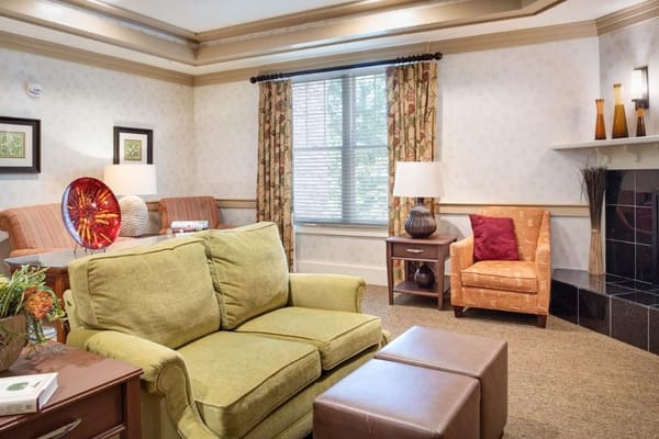 Cozy common area with seating and decor