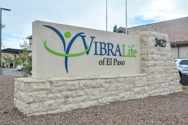 Sign for VibraLife Senior Living and Memory Care