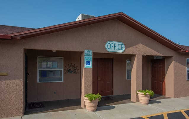 Entrance to the office of Western Carolina senior living facility