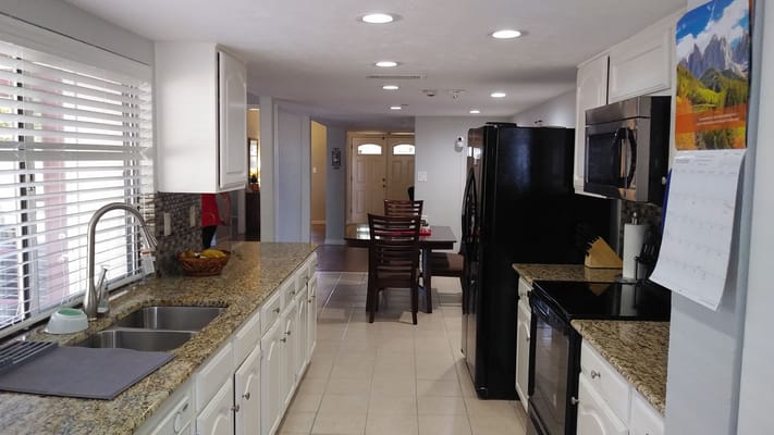Modern kitchen in a residential care facility