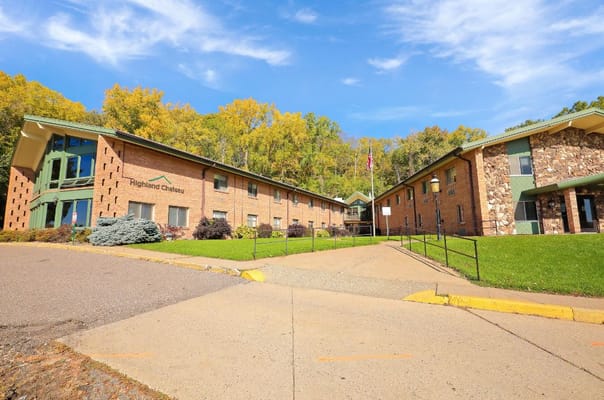 Exterior view of Highland Chateau facility