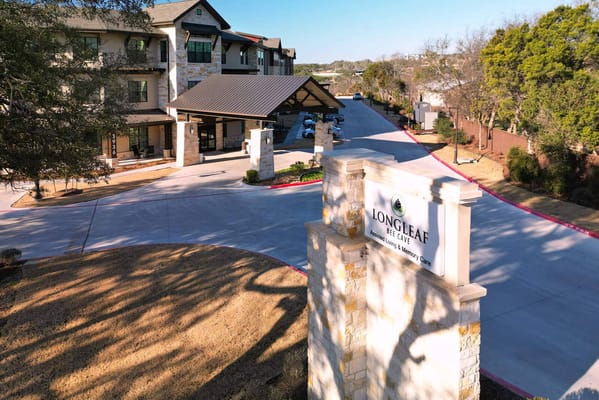 Exterior view of Longleaf Bee Cave building and entrance