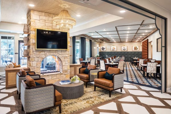 Charming common area with comfortable seating