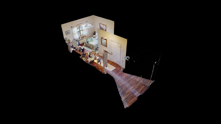 Cozy private resident room with warm decor