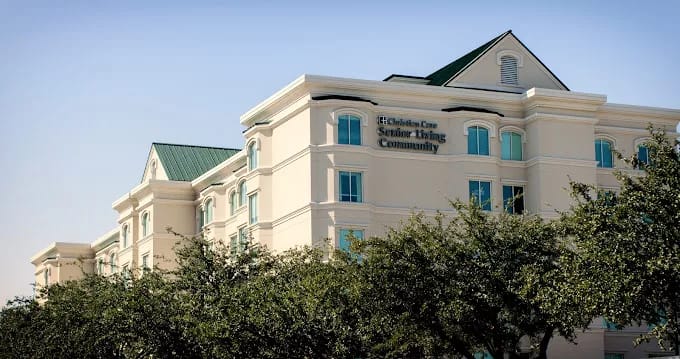 Exterior view of a senior living facility