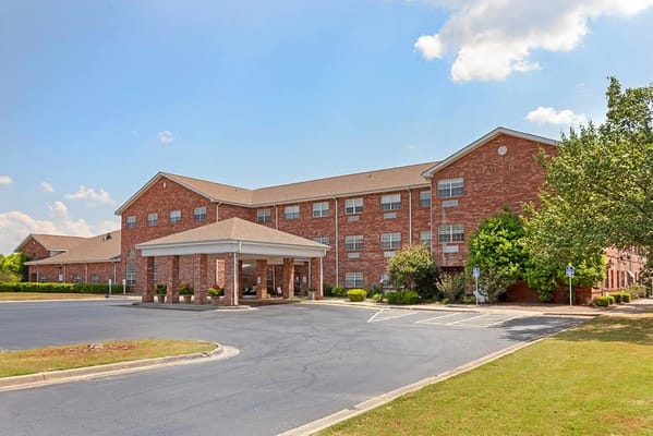 Exterior view of Brookdale Conway senior living facility