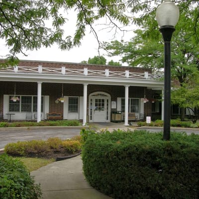 Exterior view of The Grove St. Charles entrance