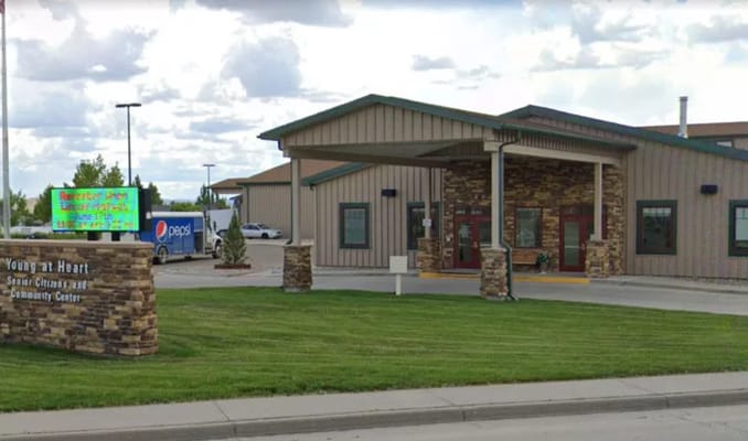 Exterior view of Young at Heart Senior Center