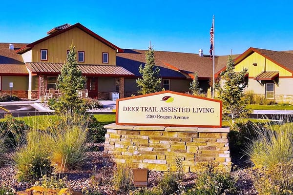 Exterior view of Deer Trail Assisted Living facility