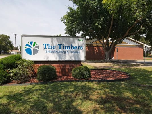 Signage for The Timbers Skilled Nursing & Therapy