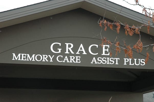 Facade of the Grace Memory Care entrance